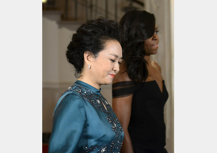 White House hosts state dinner for President Xi, First Lady Peng