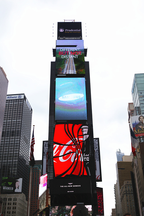 Times Square video marks President Xi Jinping's visit