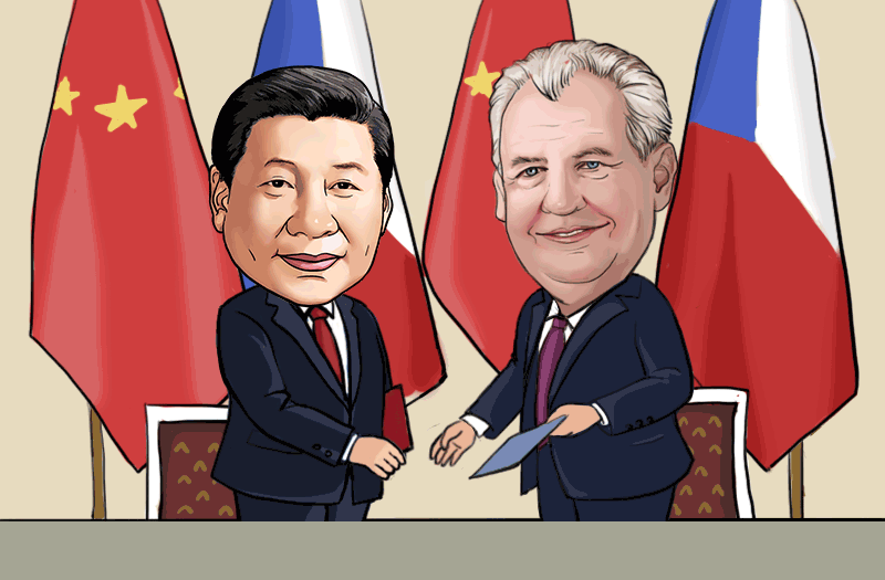 Cartoon Commentary Xi's Czech visit③: Ushering in a new era of friendship