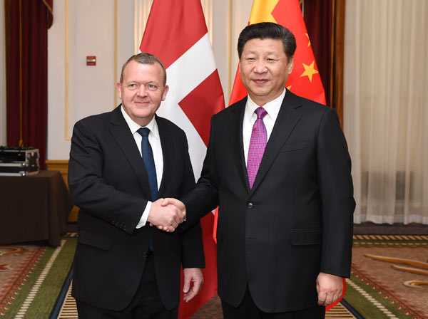 Xi calls for bigger progress in China-Denmark ties