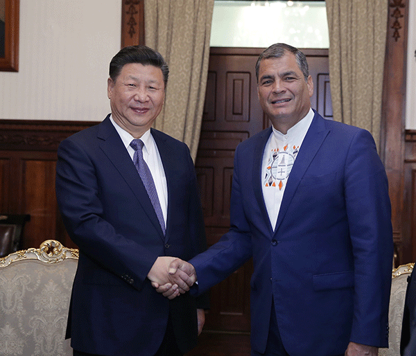China-Ecuador on path to brotherhood ties, says Xi in Quito