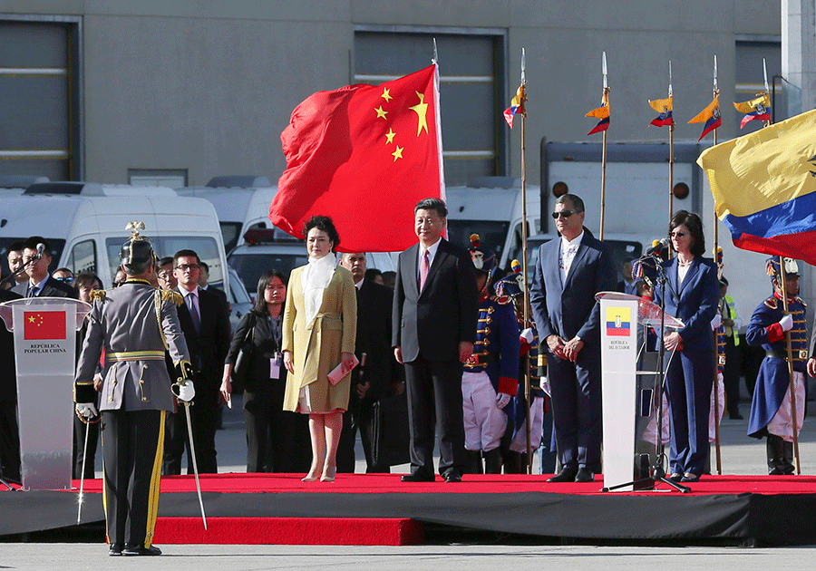 China-Ecuador to forge closer ties, says Xi