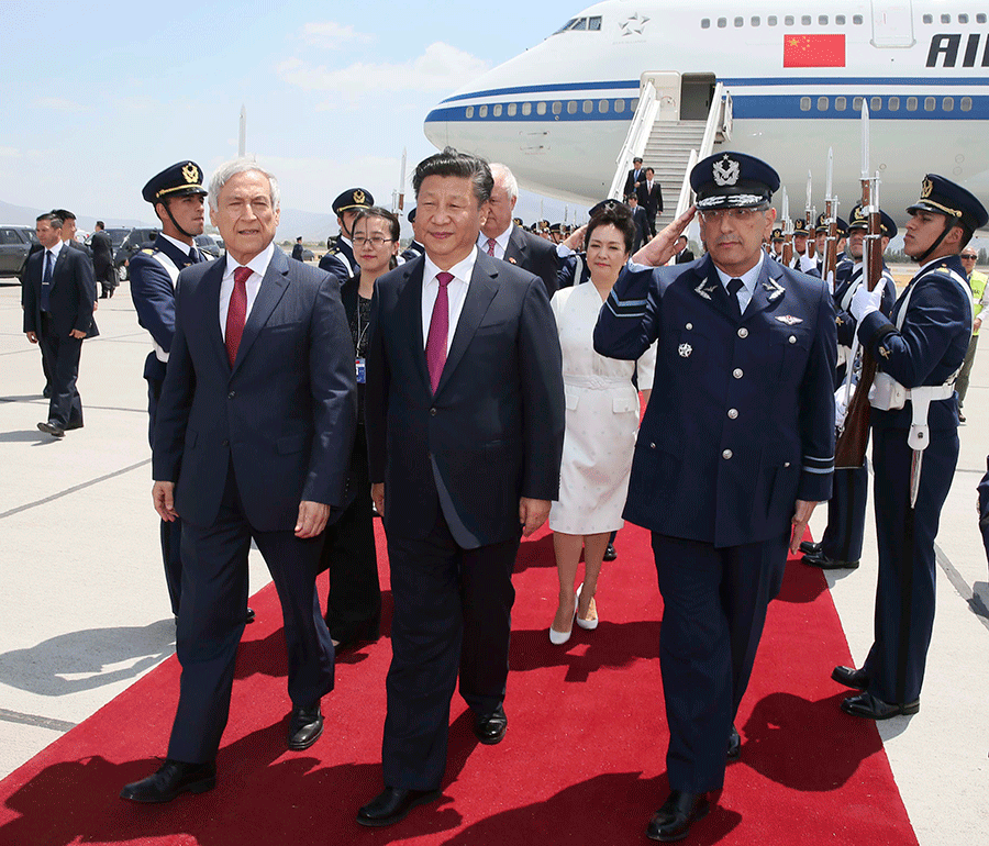 IMAGES: Xi in Chile
