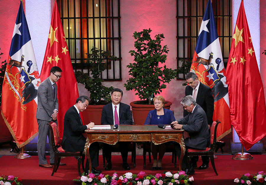 IMAGES: Xi in Chile