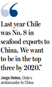 Chile serving up more tastes of the sea in China