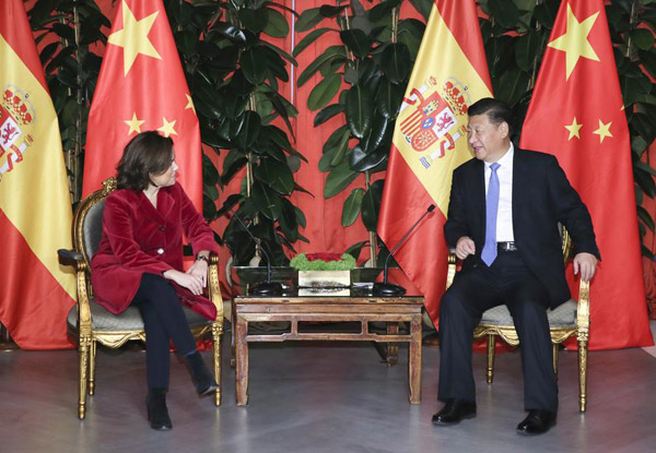 Xi eyes closer China-Spain cooperation