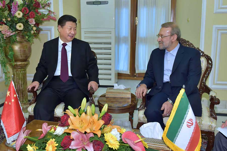 Chinese President Xi Jinping's red carpet welcome in Iran