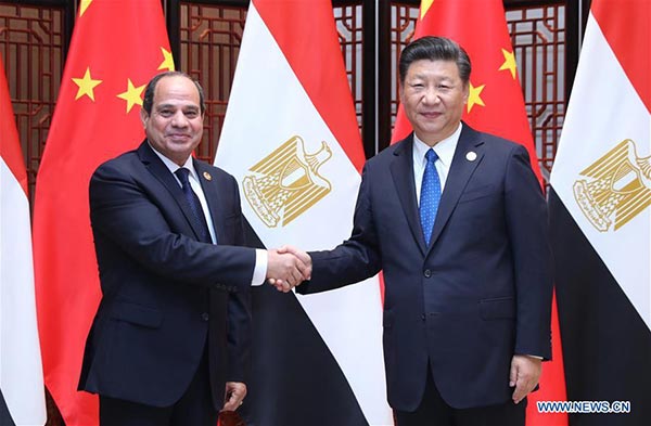 China to advance comprehensive strategic partnership with Egypt