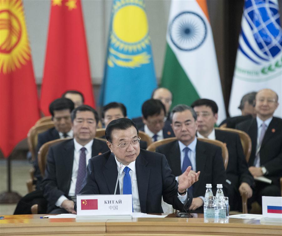 Chinese premier calls for closer SCO cooperation in security, trade, regional connectivity