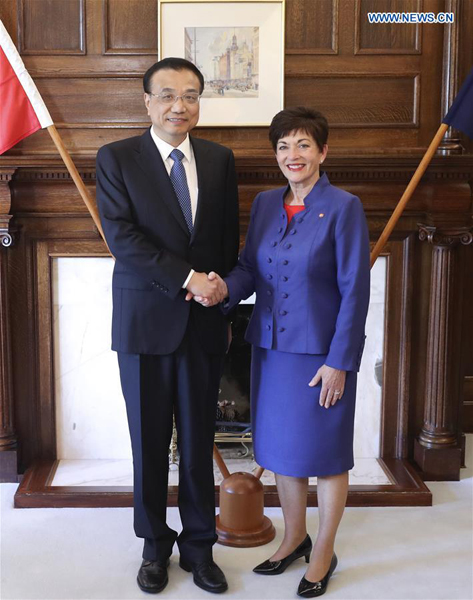 Chinese premier meets New Zealand governor-general