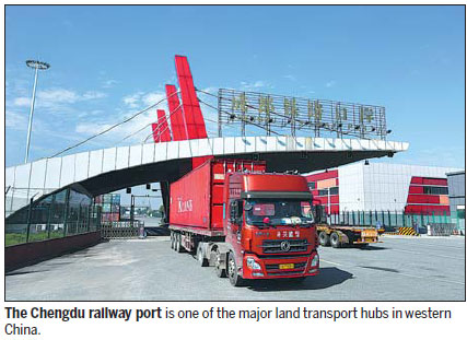 Fast train to Europe, boosts development of transport hub