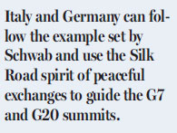 G7 and G20 summits can take inspiration from Silk Road spirit