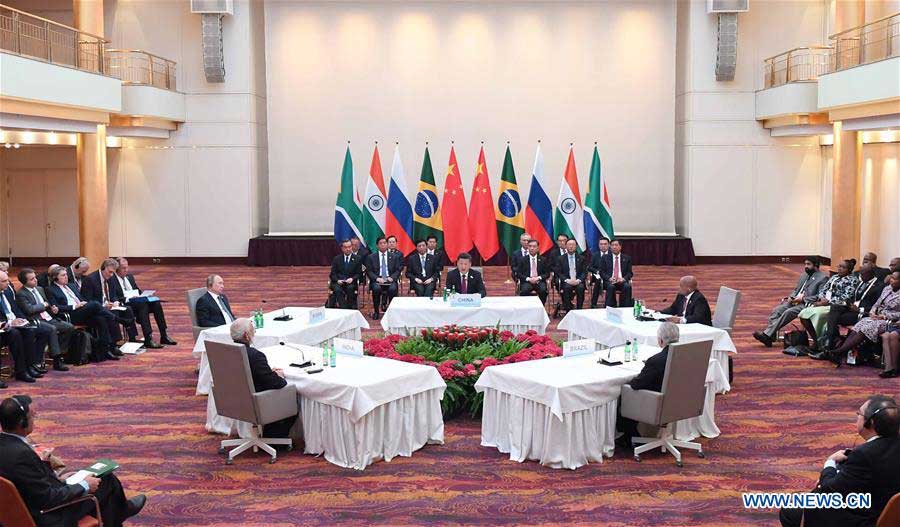 Xi calls on BRICS members to promote common development