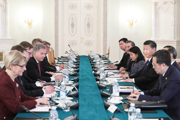 China, Finland agree to advance ties, deepen cooperation