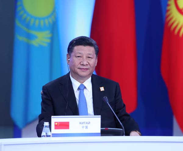 SCO leaders emphasize political, diplomatic means to settle regional conflicts