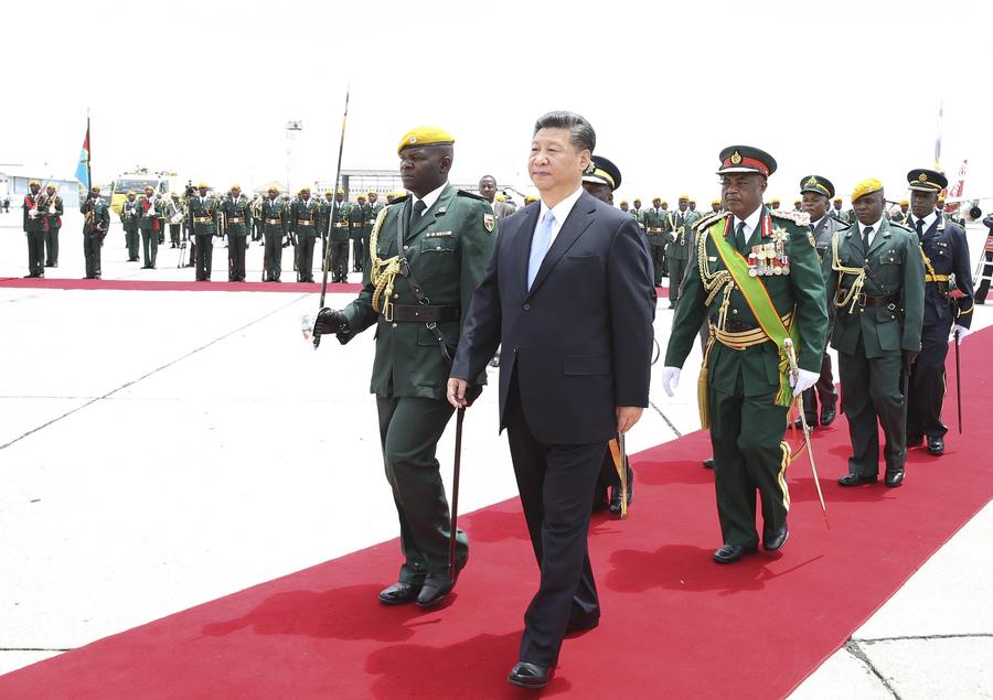 In pictures: Chinese president's visit to Zimbabwe