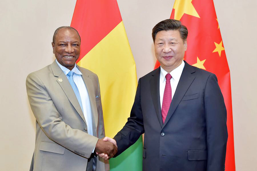 Joining hands: Xi and African leaders