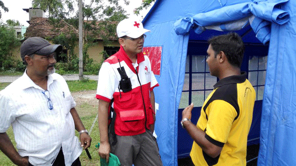 China Rescue Team builds relief camps for flood-stricken Sri Lanka