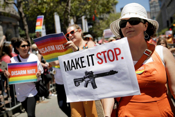 First New York Pride March since Orlando shooting targets gun control