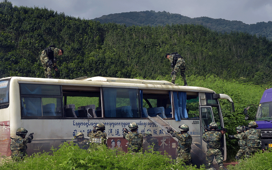China-Laos anti-terror drill held in SW China