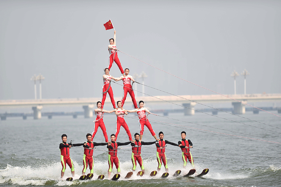 3rd China Yihe Int'l Water Ski Open kicks off