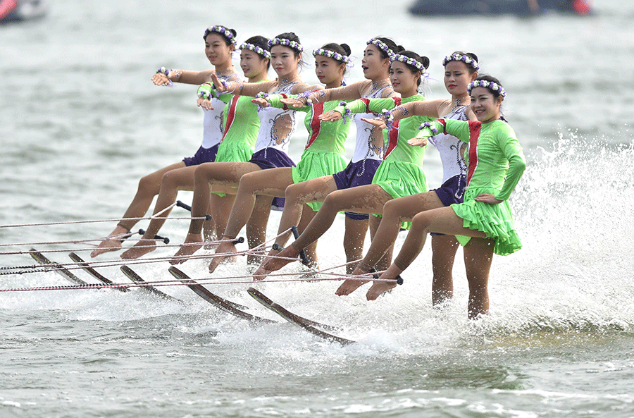 3rd China Yihe Int'l Water Ski Open kicks off