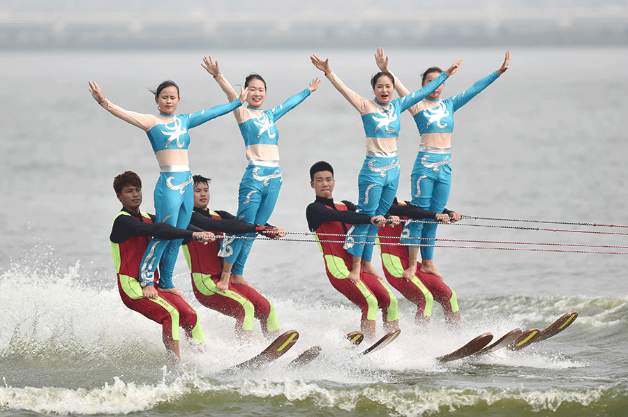 3rd China Yihe Int'l Water Ski Open kicks off