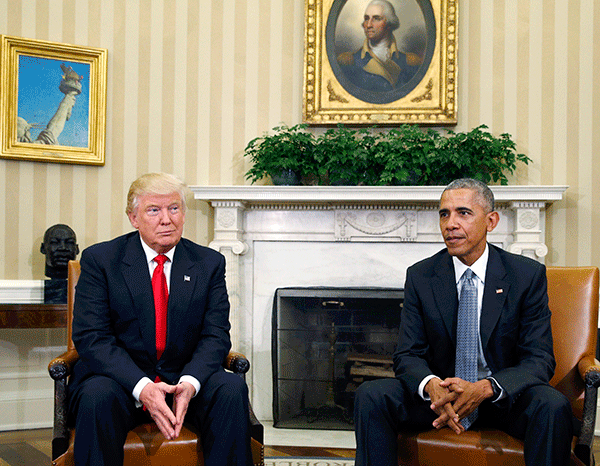 Obama, Trump hold wide-ranging conversation during first post-election meeting