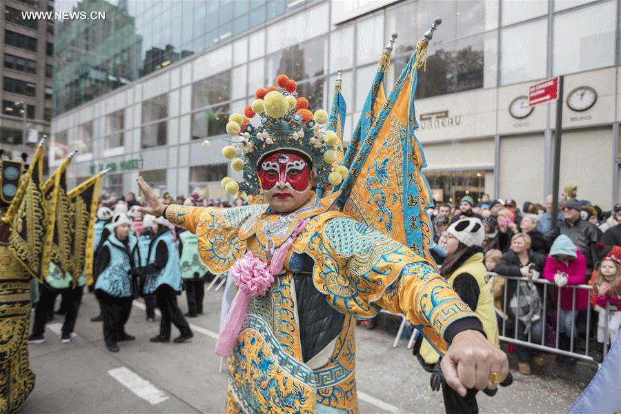 Thanksgiving parade celebrated in New York