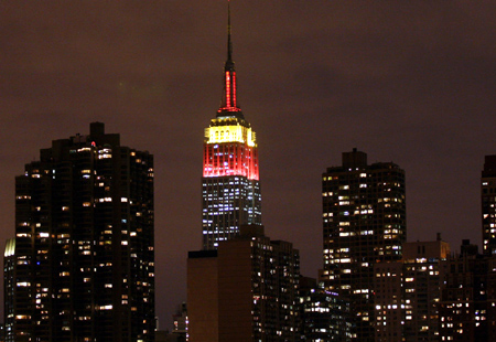 empire state building chinese new year
