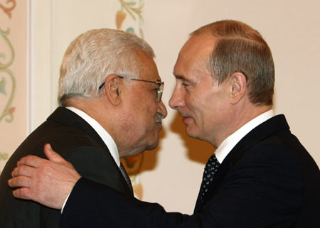 Russian President Vladimir Putin and his Palestinian counterpart Mahmoud Abbas met at his Novo-Ogaryovo residence on Friday evening, and the focus of their discussions indicated that Moscow will play a greater role in the Middle East peace process.