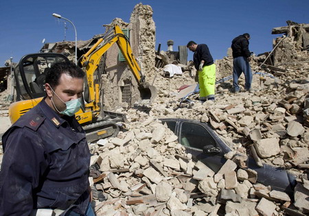 Italy earthquake death toll rises to 70