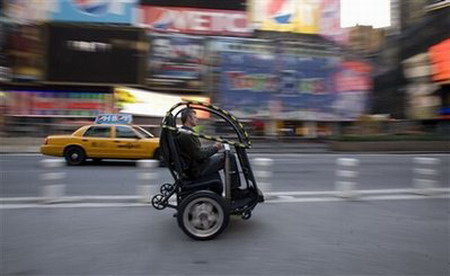 Two-wheeled urban vehicle unveiled in US