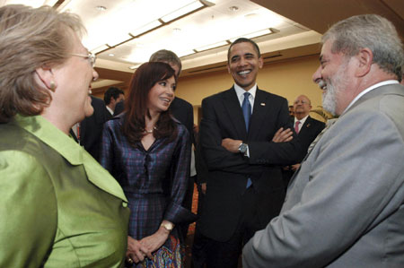 Obama pledges 'equal partnership' in the Americas