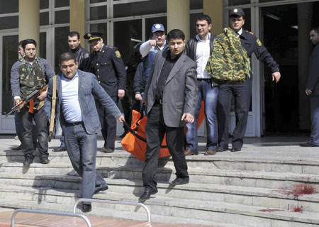 13 dead in Azeri college shooting