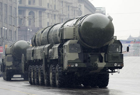 Rehearsal for Red Square military parade