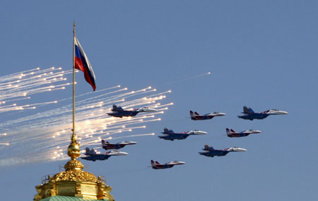 Medvedev says Russia will rebuff agression