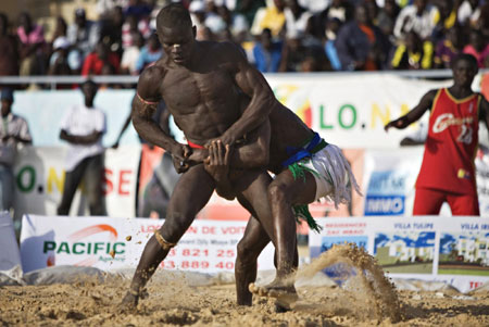 Int'l wrestling competition in Dakar