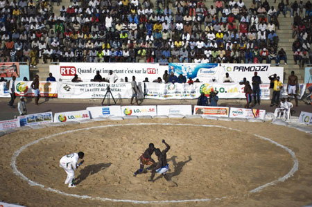 Int'l wrestling competition in Dakar