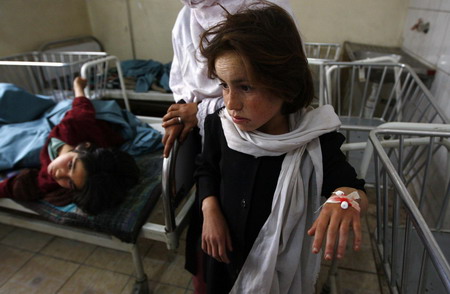 kabul girls. A school girl is seen at a