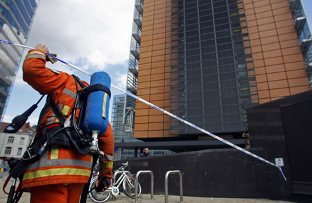 Fire at EU Commission forces evacuation