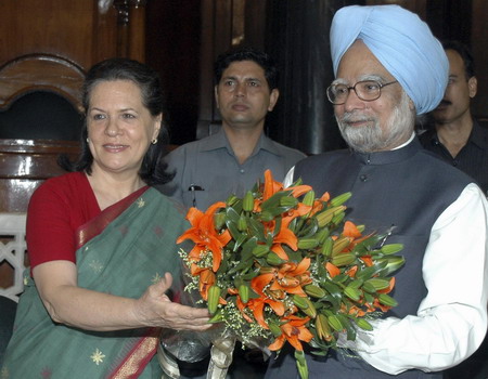 Singh wins second term as Indian PM