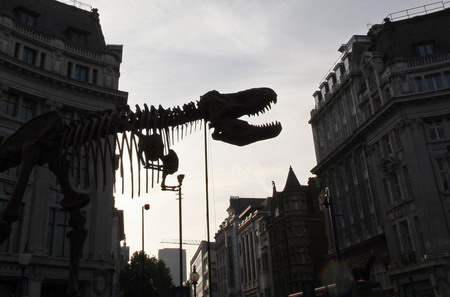 London struck on Rexy of 'Night at the Museum'