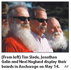 200 gather to slug it out over facial hair