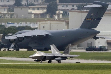 F-22 deployed to Japan amid tensions