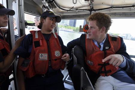 Prince Harry plays polo on 1st official US trip