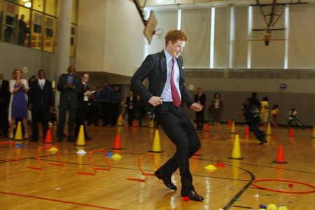 Prince Harry visits Harlem region in New York