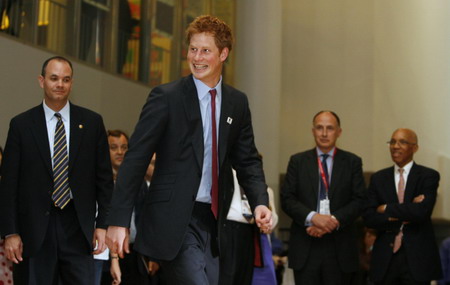 Prince Harry visits Harlem region in New York
