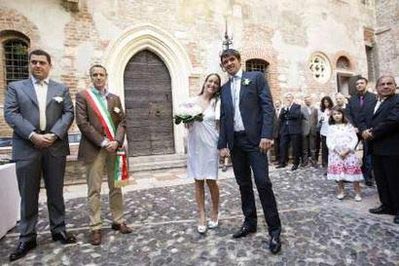 Italy: 1st wedding held at Juliet's presumed house