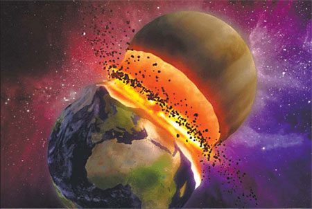 Planetary collision possible in 3.5b yrs